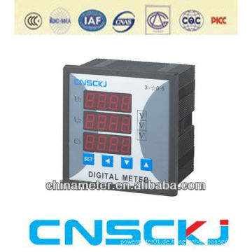 SCD914Z-2X4-3U square120 * 120 digitales Dreiphasen-Wechselstrom-Voltmeter